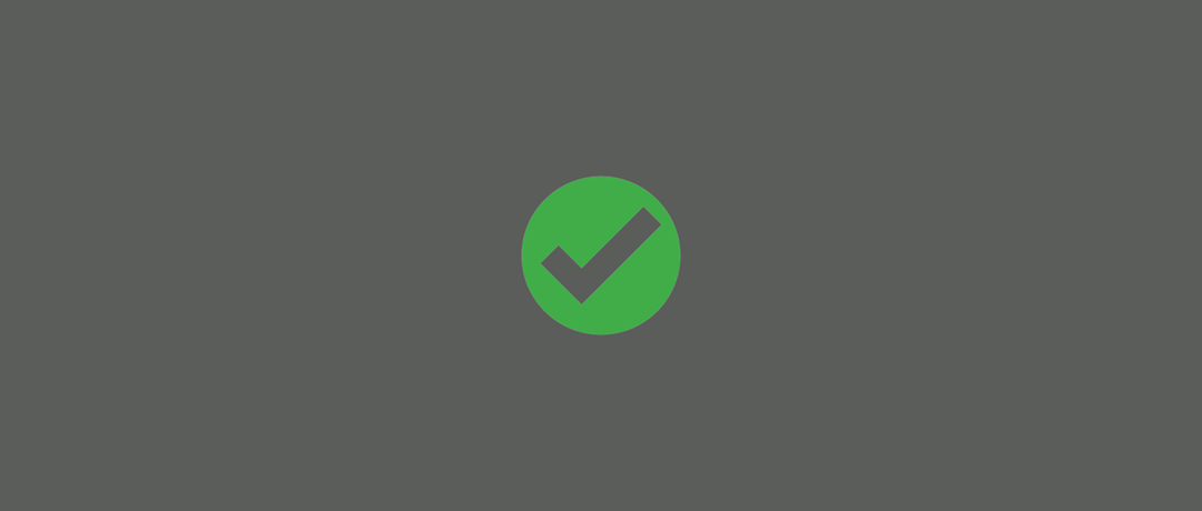Icon of a green Check mark